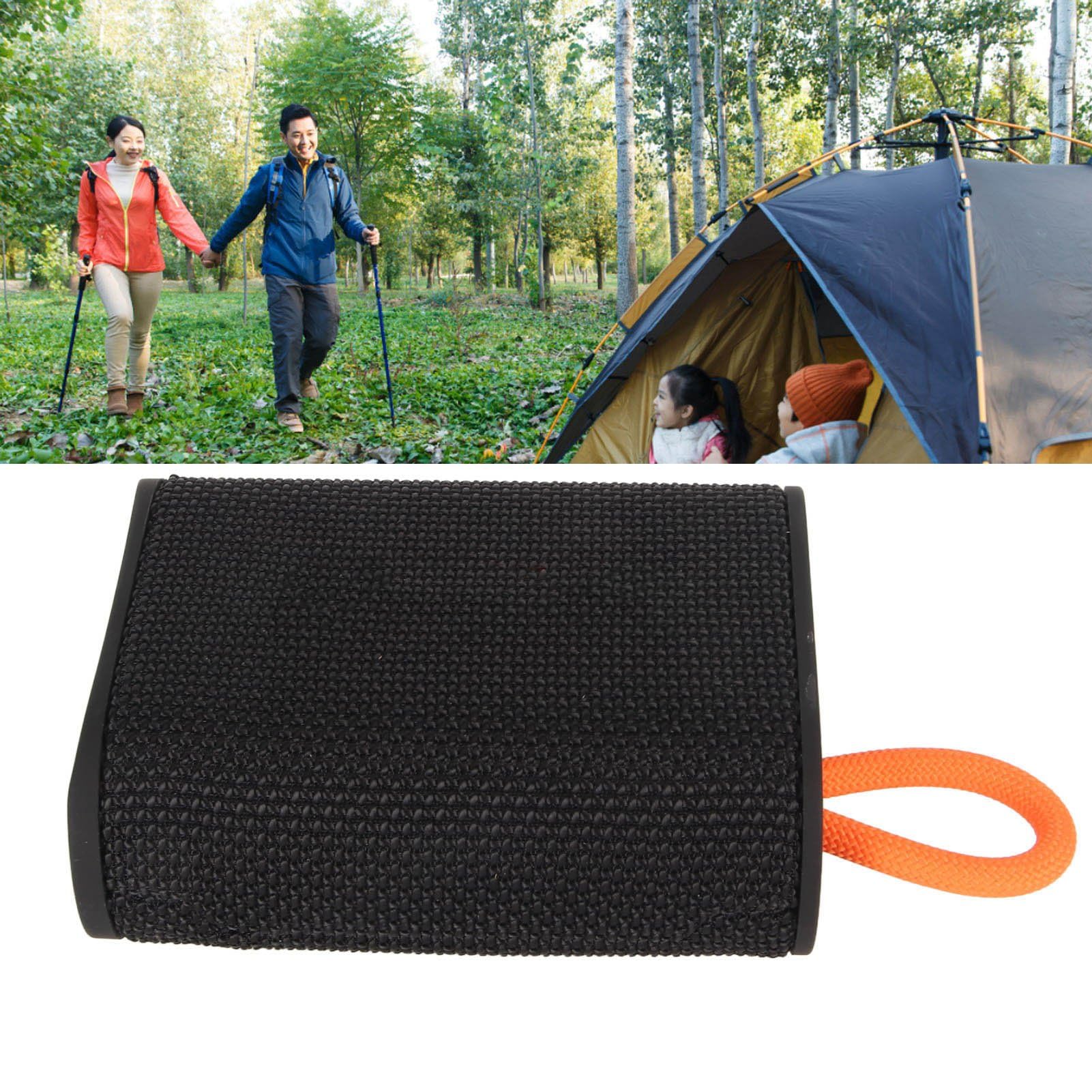 SIXRUN Enceinte Bluetooth 5.3, IPX7, RGB Lumière (Black)