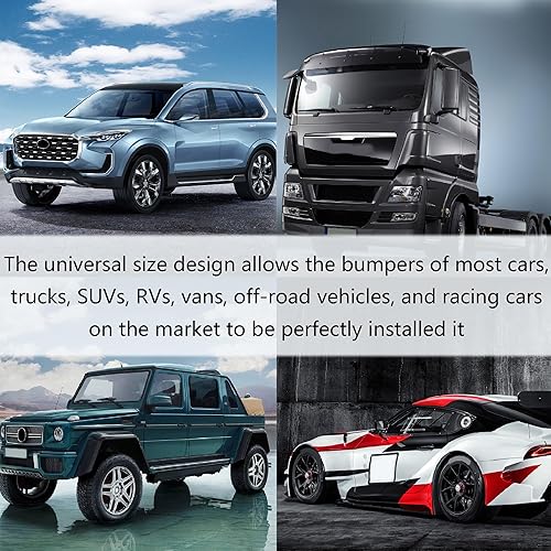 Miniatura 7 de Soporte para matrícula, kit de montaje de placa frontal de aleación de aluminio, barra de soporte para reubicador, soporte universal para placa de