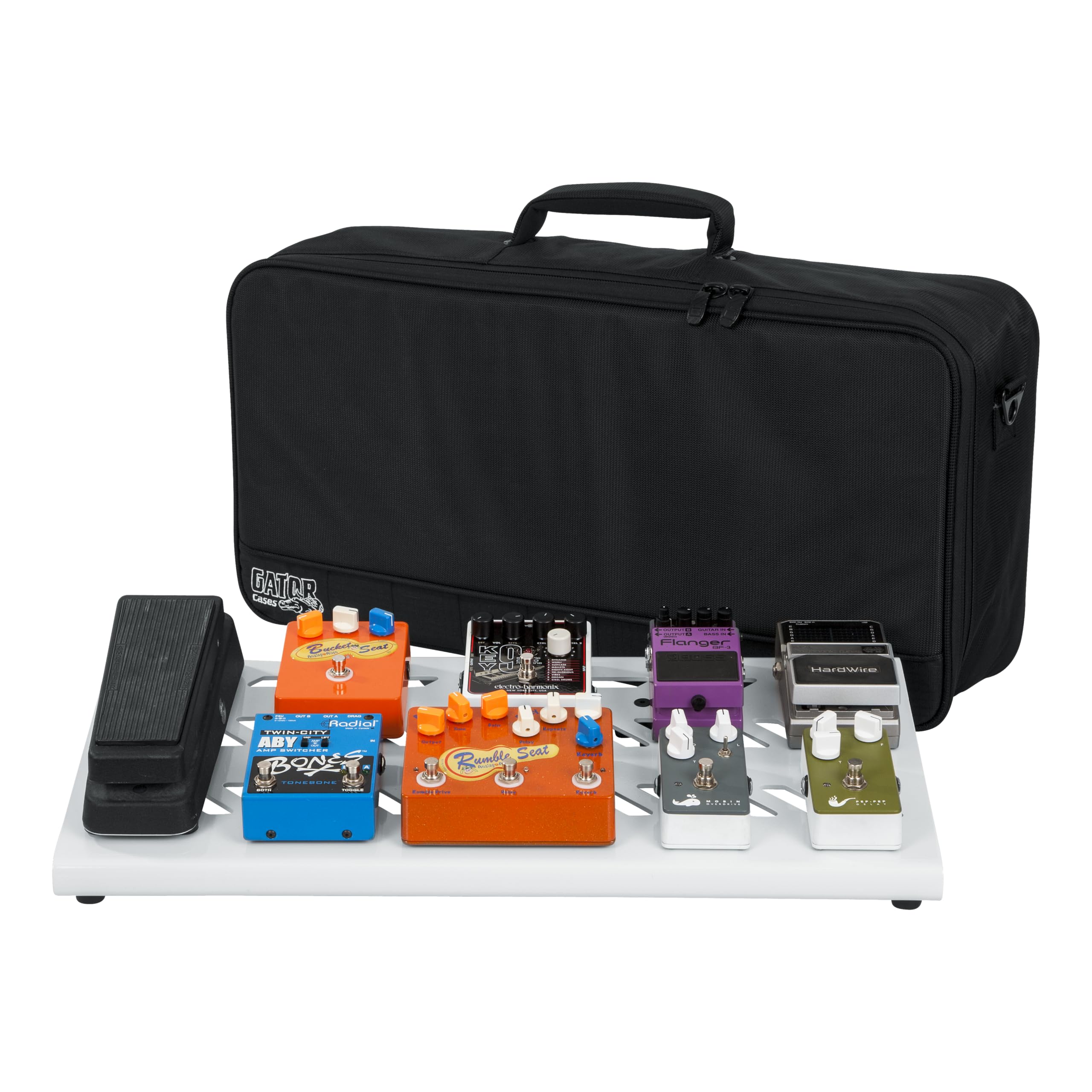 Amazon.com: Gator Cases Aluminum Pedal Board with Carry Bag; Large 