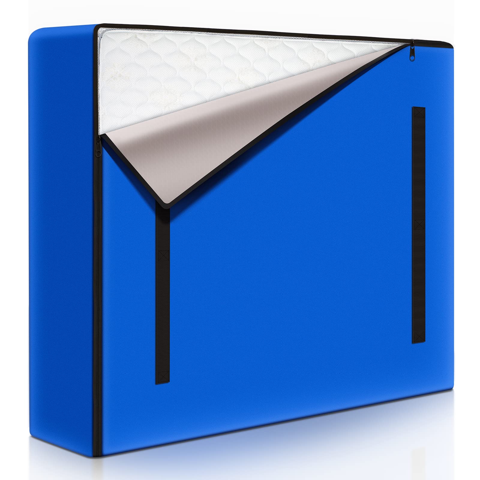 Mattress Bag for Moving and Storage, King Mattress Moving Bag with Handles & Zipper Mattress Protector Bag, Heavy Duty Mattress Moving Cover Storage Bags,Mattress Cover for Moving Waterproof Reusable