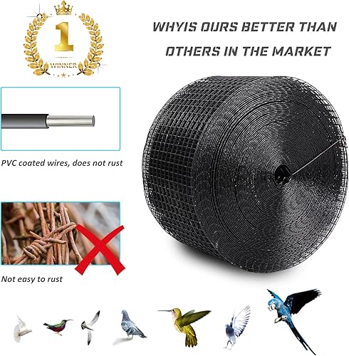 Miniatura 7 de Panel solar más grueso resistente para pájaros, 12 libras, 6 pulgadas x 102 pies, 70 sujetadores de aluminio, panel solar, protector de palomas, a