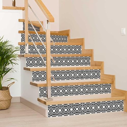 Miniatura 4 de Mi Alma Fireplace Decals Peel and Stick Tile Stickers 24 PCS Set Backsplash Tile Decals Bathroom Decals Kitchen Backsplash Design Idea Vinyl Wall