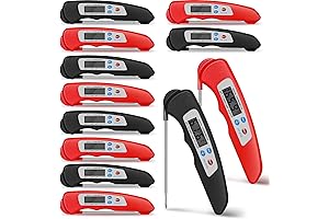 12 Pcs Digital Meat Thermometer with Probe - Your Culinary Precision Companion