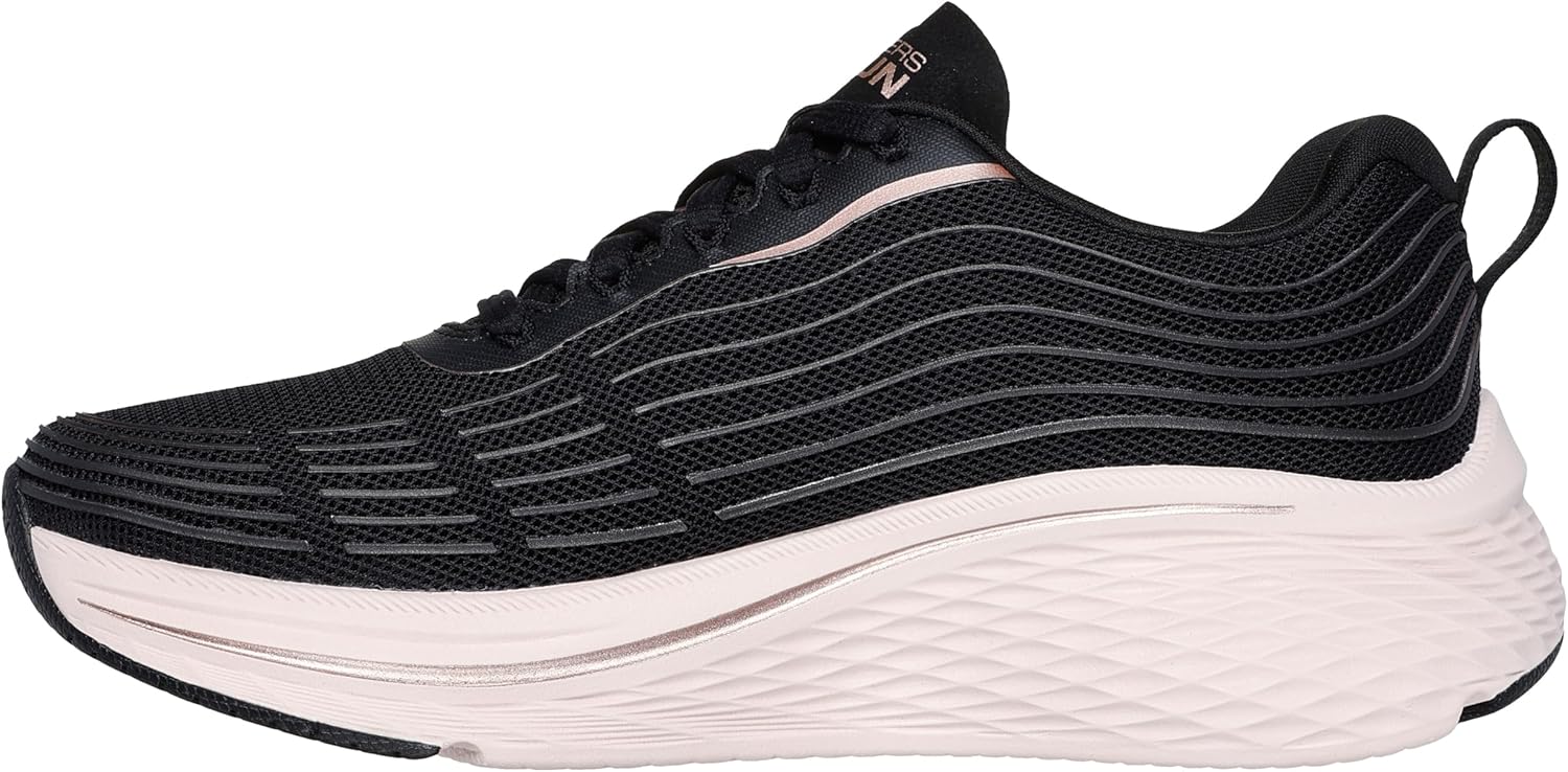Skechers Women's Max Cushioning Elite 2.0 Sneaker, Black/Rose Gold, 5.5 - Image 5