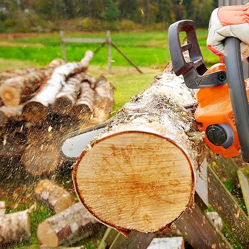 Miniatura 9 de Cadena de motosierra S45 de 12 pulgadas, paso LP de 38 pulgadas, calibre .050 pulgadas, 45 eslabones de transmisión, paquete de 3 unidades para