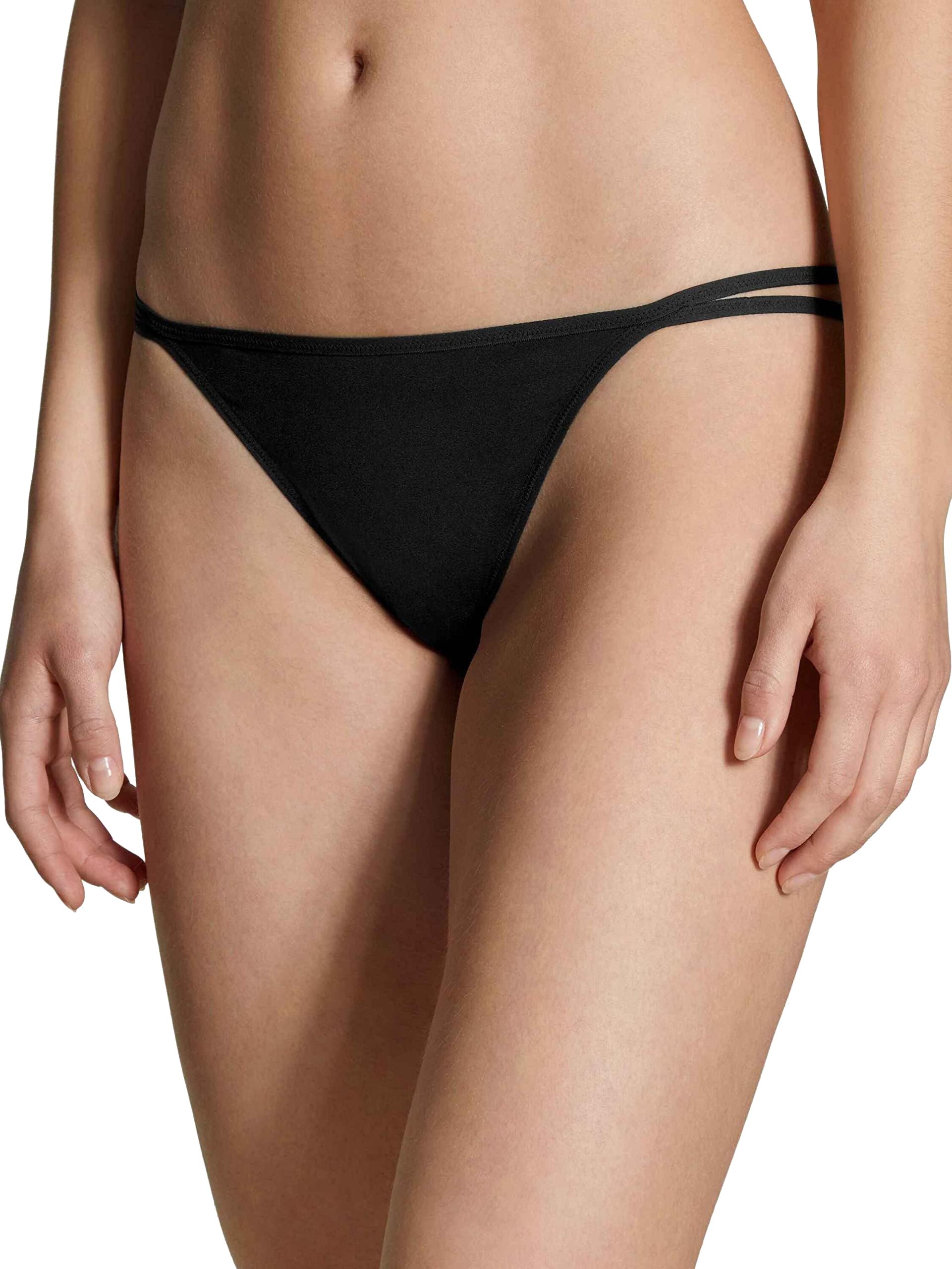 Calida Women's Eco Sense Briefs, Schwarz, Normal