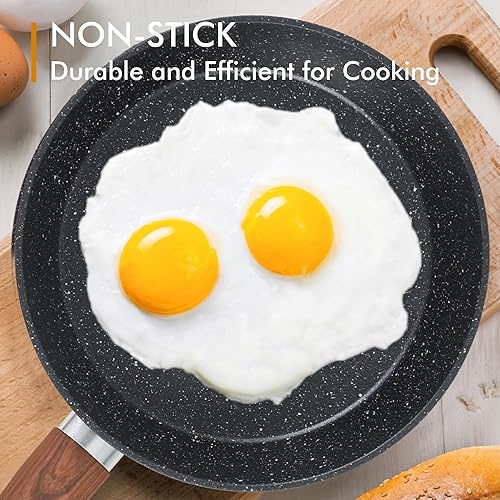 Miniatura 4 de DishDelight Juego de ollas y sartenes de inducción antiadherentes, juego de utensilios de cocina antiadherentes de 12 piezas, juego de cocina de