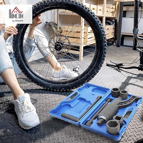 Miniatura 2 de HOMCOM Juego de llaves multiplicadoras de par de servicio pesado, removedor de tuercas amplifie, herramienta de llave de ahorro de mano de obra 164