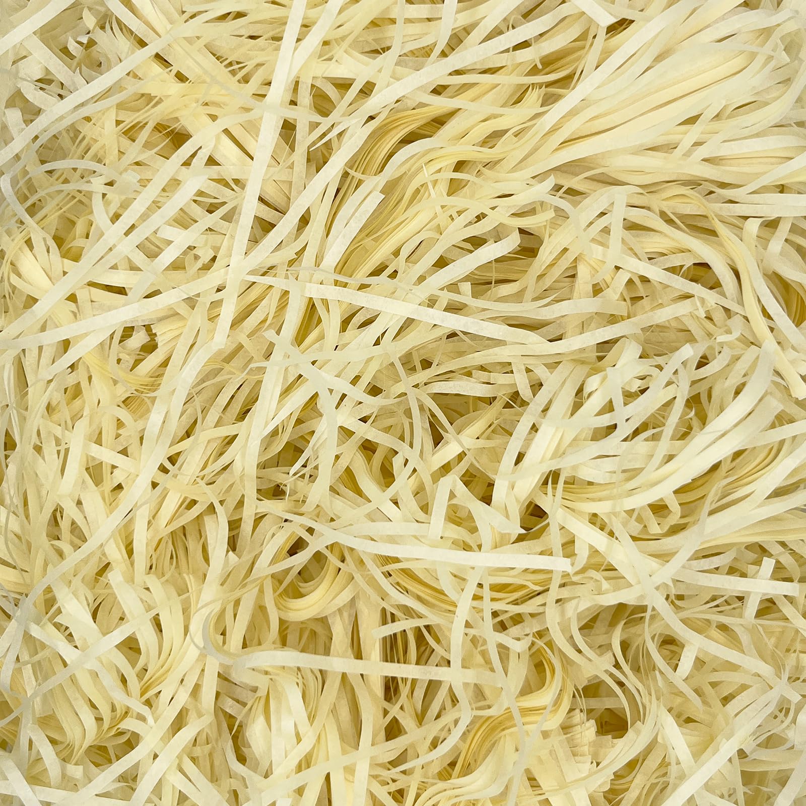 Tisspoms 2 LB Ivory Raffia Paper Shreds Filler, Raffia Grass Paper Shreds