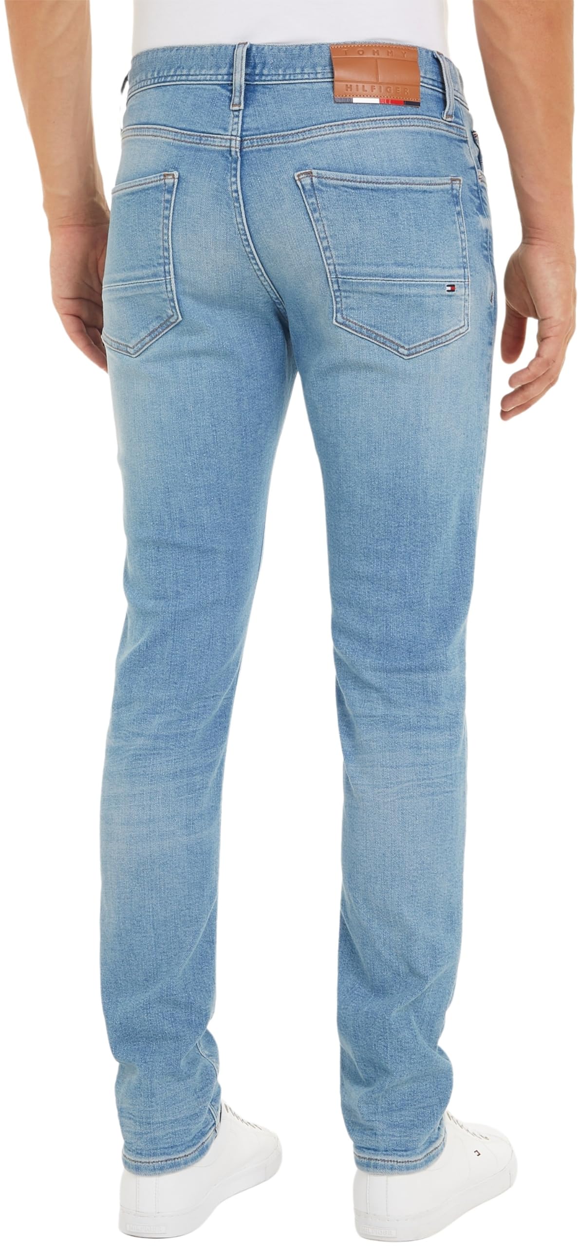 Tommy Hilfiger Herren Jeans Slim Fit, Blau (Maui Blue), 29W/36L – Ansicht 2