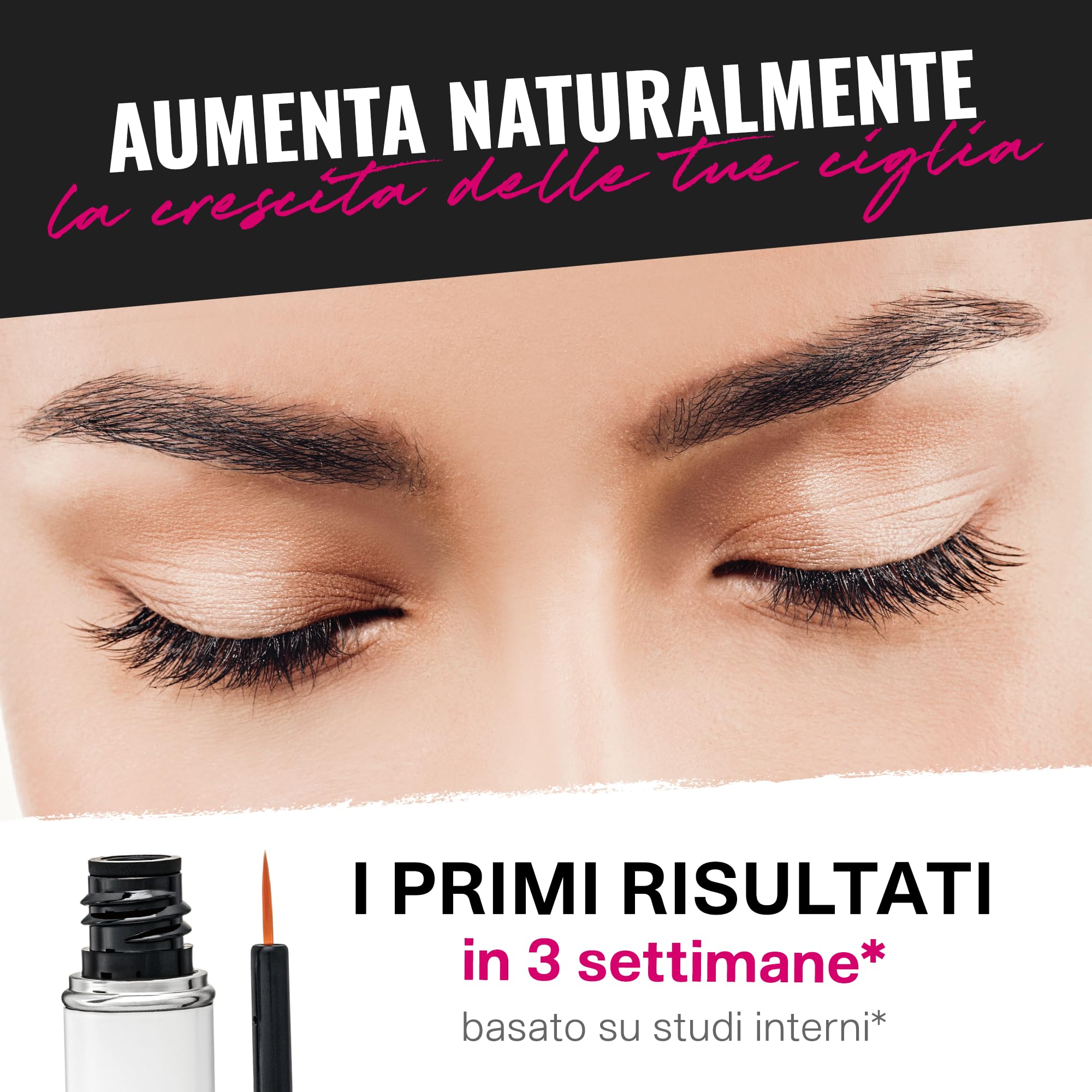 LASHCOCAINE PEP ACTIVE - Siero per ciglia senza ormoni - Protegge e rinforza le ciglia - Booster per ciglia con complesso curativo di Svenja Walberg - VEGAN - MADE IN GERMANY - 3,5ml