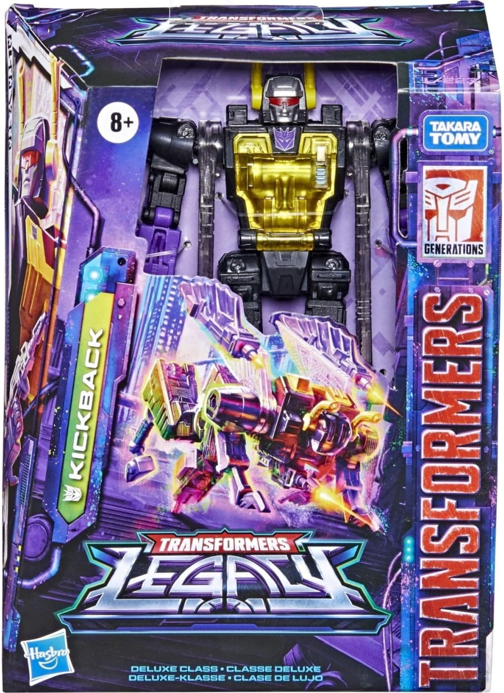 Transformers Toys Generations Legacy Deluxe Kickback Action Figure - Kids Ages 8 and Up, 5.5-inch