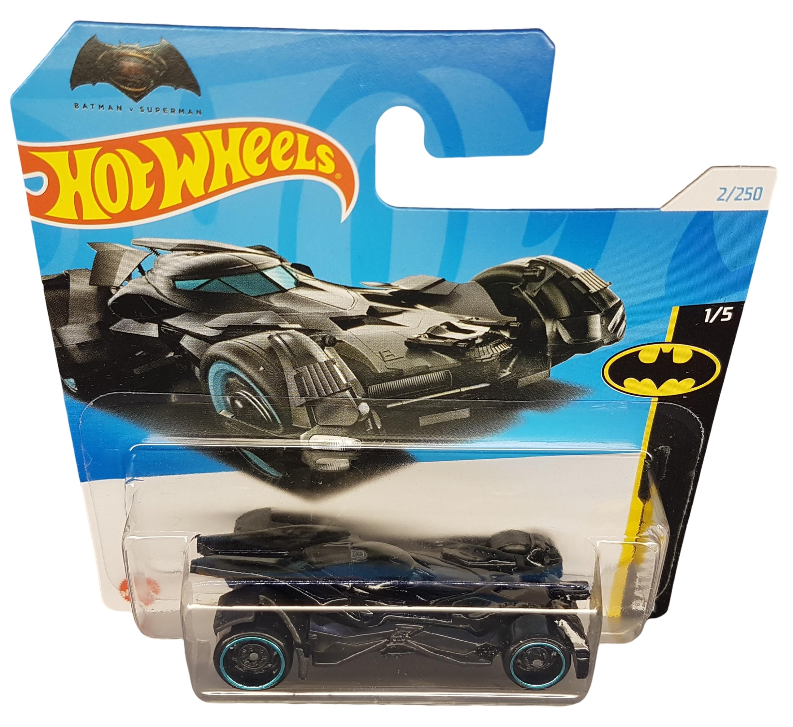 Hot Wheels - Batmobile - Batman 1/5 - HTB21 - Short Card - Batman
