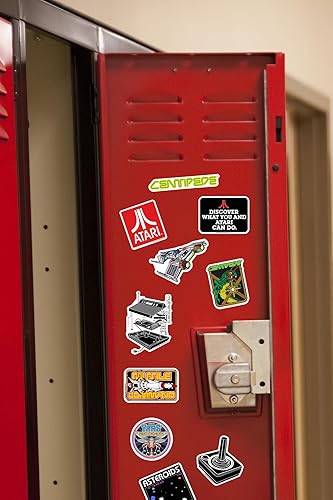 Miniatura 6 de Atari Games - Paquete variado de 50 calcomanías de vinilo grandes de lujo, para laptop, botella de agua, álbumes de recortes, tableta, monopatín,