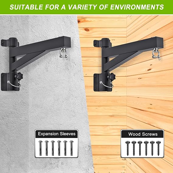 BeneLabel Punch Bag Bracket Adjustable Boxing Wall Mount Holder