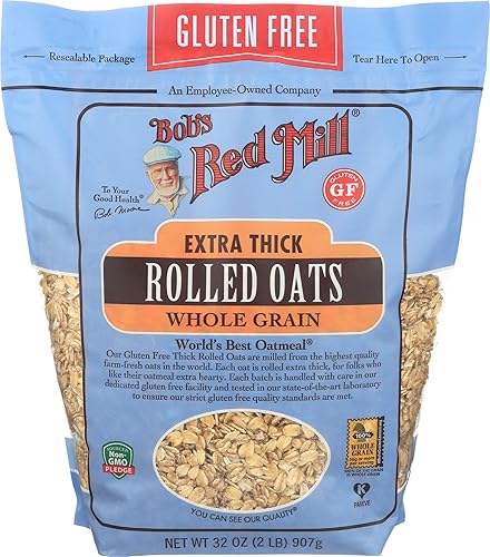 Bob's Red Mill Avena laminada extra gruesa sin gluten, 32 oz