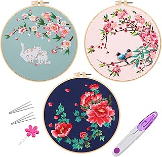 Рекламное объявление — Наборы для вышивания из 3 упаковок с рисунком для начинающих, HCSSZ Полный набор штампованных крестиков с.