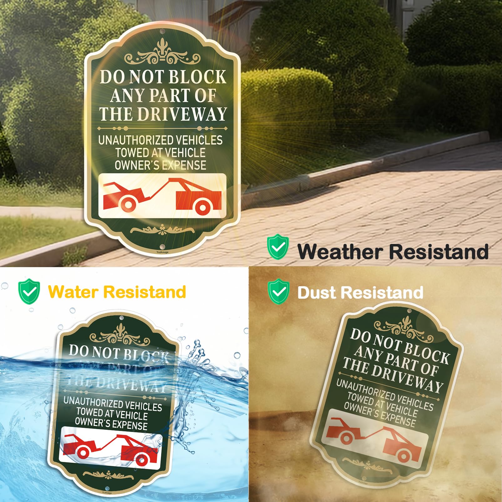 DO NOT BLOCK DRIVEWAY SIGN - My Sign Station - View #5