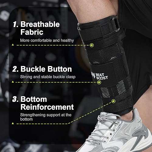 Miniatura 4 de Ankle Wrist Weights 4lb10lb15lb20lb25lb30lb BeatBoost Adjustable Leg Arm Weights for Men Walking Pilates Exercise Workout Gym Aerobics