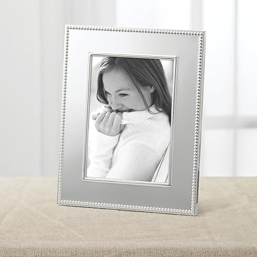 Miniatura 3 de Reed & Barton Lyndon Silverplate - Marco de fotos de 5 x 7 pulgadas, 1.60 libras, metálico