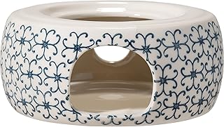 Bloomingville Calentador de tetera Kristina - de colores ø 14,5 cm, azul, Cerámica