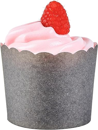 Miniatura 252 de Restaurantware Panificio Premium - Taza de papel Kraft de 10 onzas para hornear, tazas de papel para hornear, perfectas para magdalenas, cupcakes