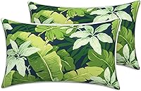 Vista 22 de LVTXIII - Juego de fundas para cojines de sofá, patio o sillón de exteriores, cuadradas y decorativas, 2 unidades de 16" x 16", sin relleno