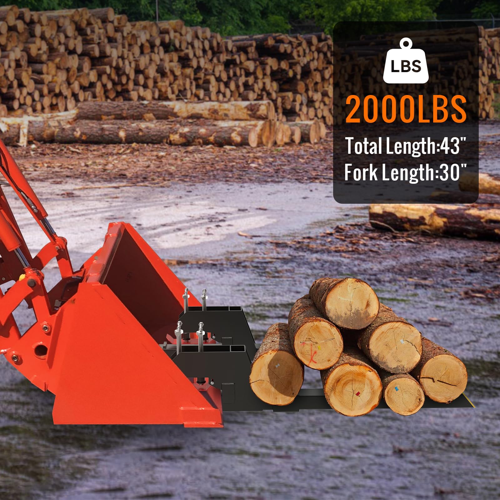 Snapklik.com : Sulythw 2025 New Upgraded Tractor Bucket Forks, 43 ...