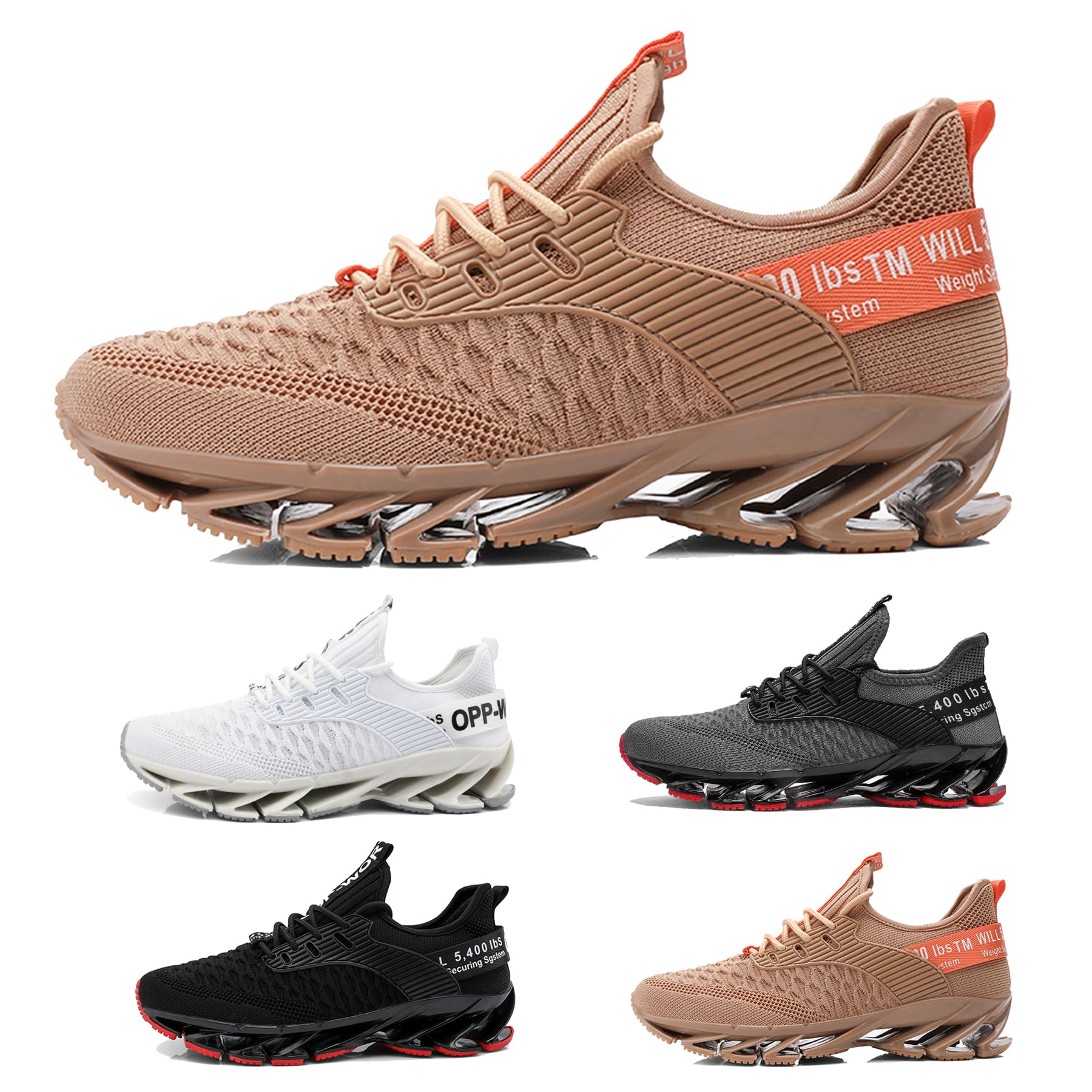 MCIVOXER Zapatillas de Running para Hombre Mujer Casual Ligero Transpirables Zapatos para Correr Gimnasio Deportives Transpirables Atlético Zapatos Gimnasio Confort Fitness Sport Sneake