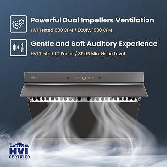 FOTILE Moonshadow JQG7507-Y 30 Range Hood + GLG30401-Y Gas Cooktop Bundle