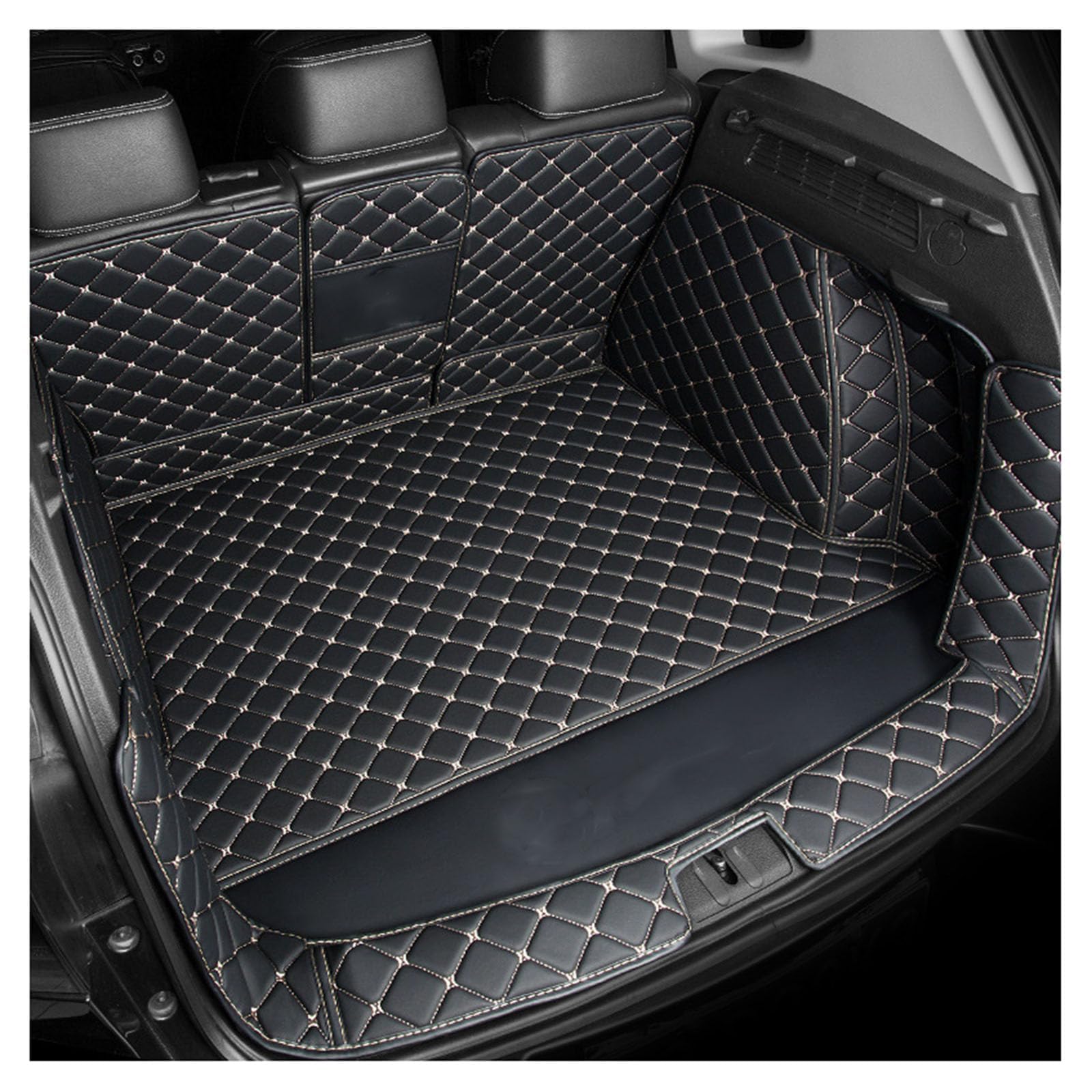 MRFDESC Car Leather Trunk Mat Boot Liner for MG MG4 EV XPower 2023-2024-2026 Car Boot Cargo Liners Protector Interior Accessories,C