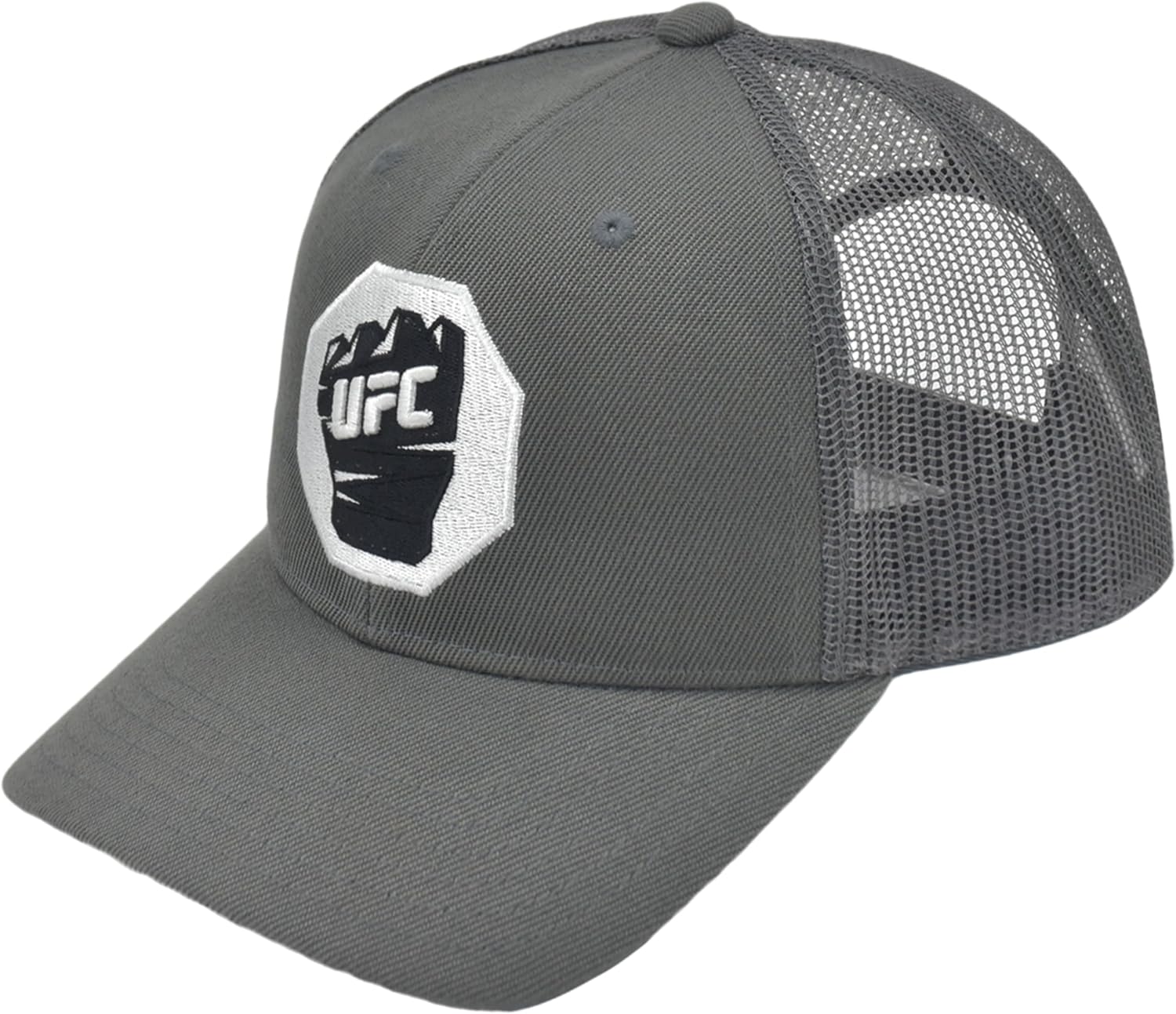 Concept One Unisex Adult UFC Trucker Hat, Mesh Adult Adjustable Snapback Baseball Cap with Curved Brim