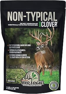 BioLogic Non-Typical Clover Food Plot Seed for Deer