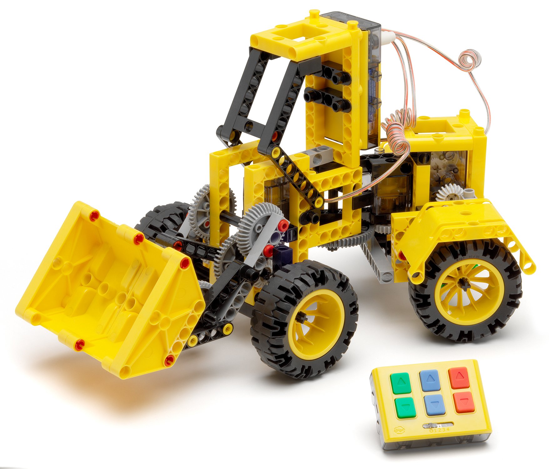 Kosmos 628161 Giganten der Baustelle, Spaß am Bauen und Technik verstehen, Baufahrzeuge bauen, mit Infrarot-Fernsteuerung, Grundlagen der Mechanik verstehen, Experimentierkasten