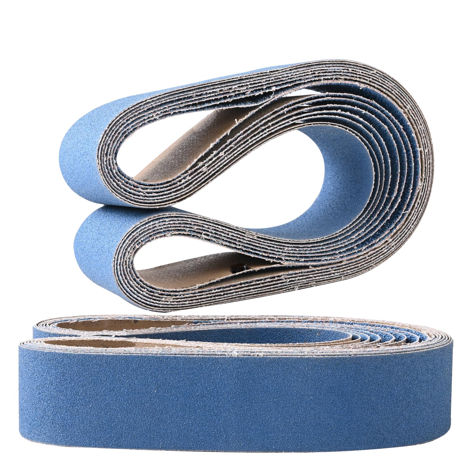 UMXIUO Sanding Belts 50 x 1020 mm, Grits 40/60/80/120 Zirconium Corundum Sander Belt for Sander (8 Pack)