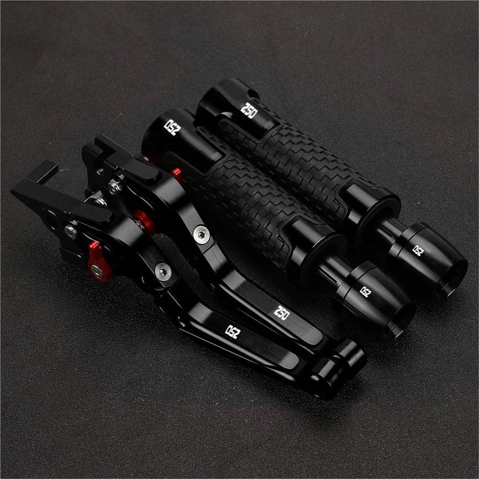 GQUIKGW Replace Motorcycle Handle Bar Extendable Folding Brake Clutch Lever Handlebar for CBR250R CBR 250R 250 R 2011-2018(Black1)
