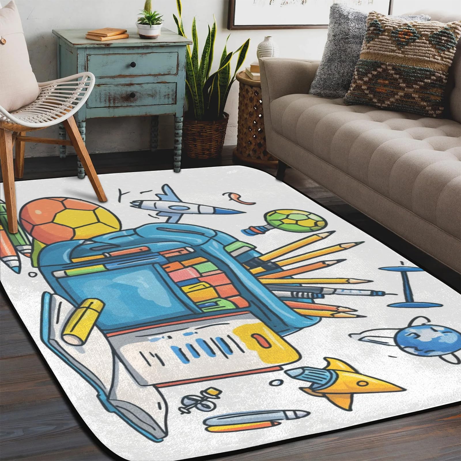 Tapis de sol lavable créez un coin de jeu sécurisé dans la chambre d'enfant