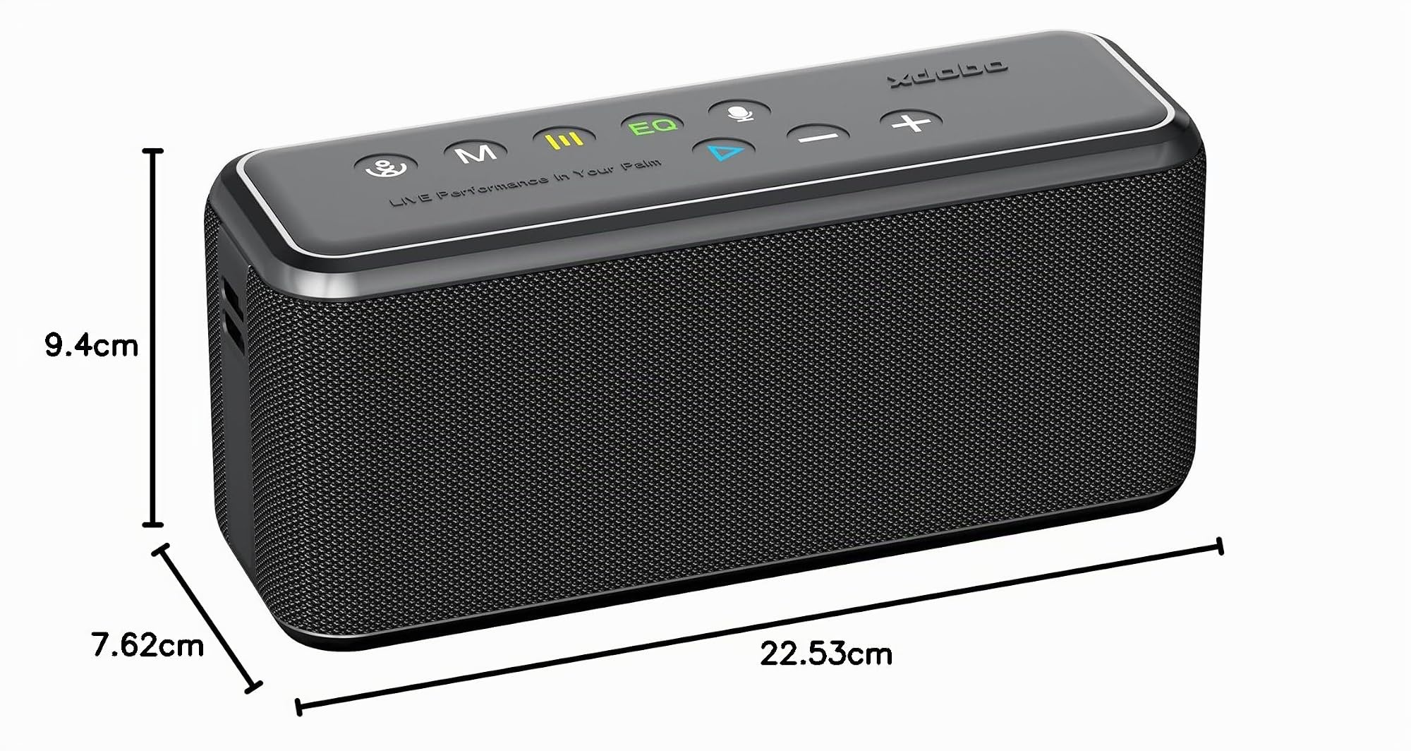 xdobo Altavoz Bluetooth X8 Max, 100 W de potencia de salida, 12 horas de reproducción, Bluetooth 5.0