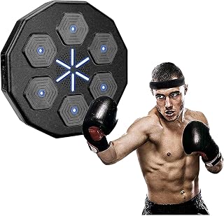LED Bluetooth Music Boxing Machine Smart Electronic Boxing Workout Equipment For Home Workout And Family Fun Gift, Portable Punching Training Pad, Help You Relieve Stress ( Size : Boxing Machine+Adult