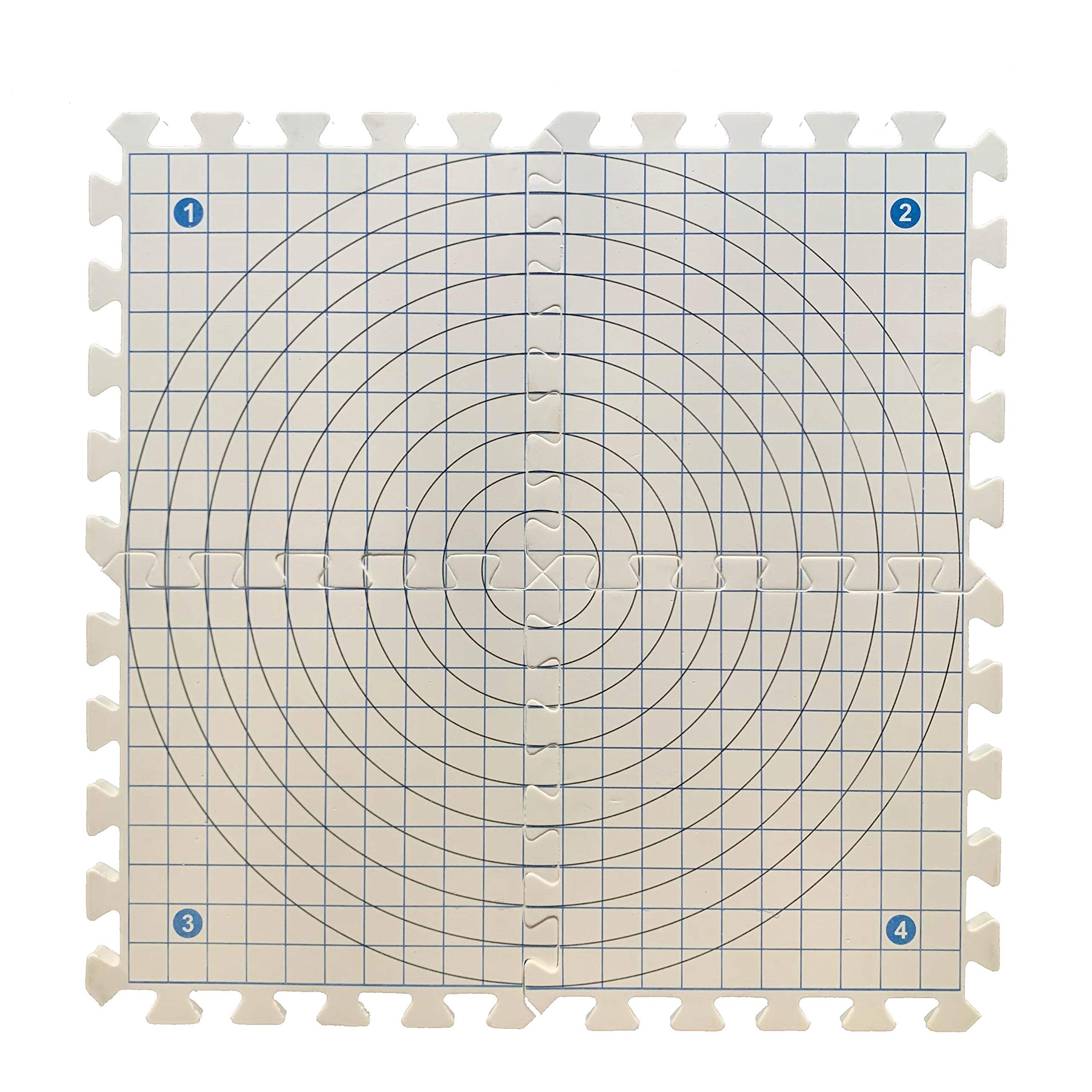 Eseno® Tappetini per lavori a maglia extra spessi, per lavori a maglia o uncinetto, 30,5 x 30,5 cm (set da 4 pezzi)