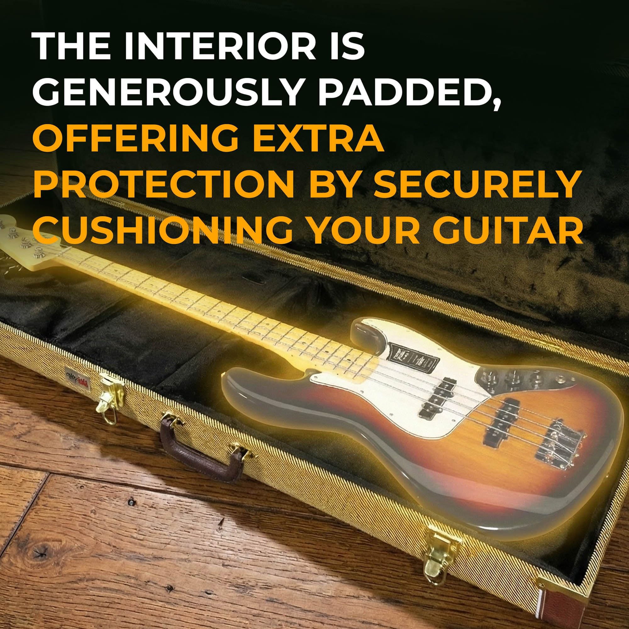 Amazon.com: Gearlux Bass Guitar Hard Case, Fits Fender Precision