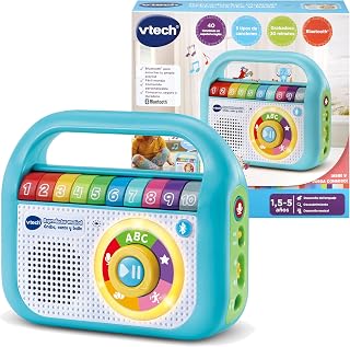 Baby Music Player Records Singing and Dance, Children's Radio with Bluetooth, Recorder, Toy for Children +1.5 years, ESP Version