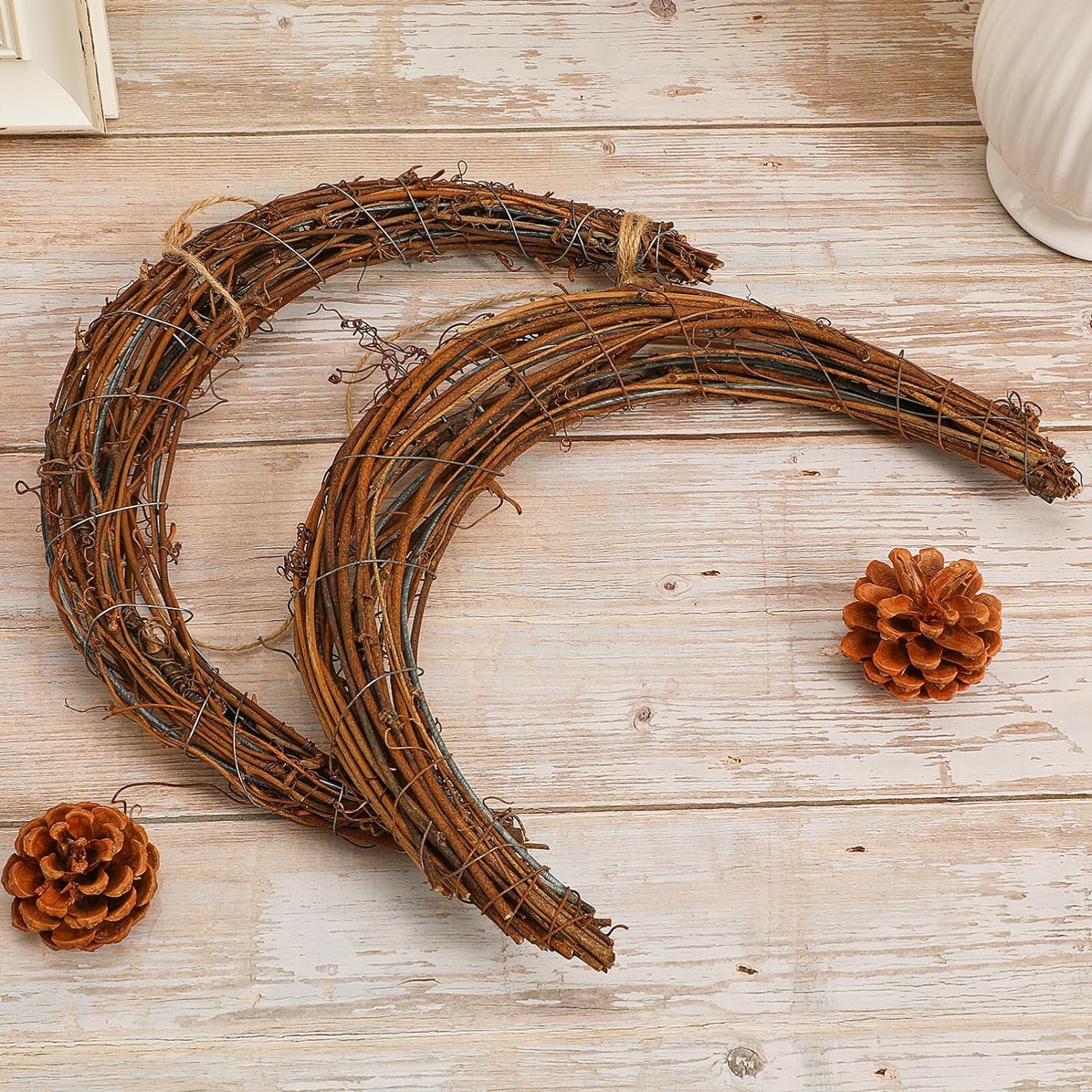 natural half wreathe no.733
