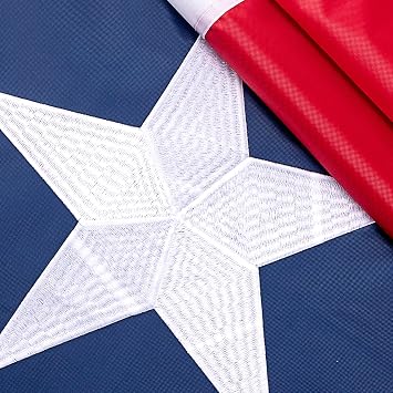 Texas State Flag 2x3 Ft - 420D Nylon TX Flag with Heavy Duty Embroidered Stars, Sewn Stripes, Brass Grommets, Durable & Weather-Resistant, Perfect for Outdoor & Indoor Use 2x3 ft