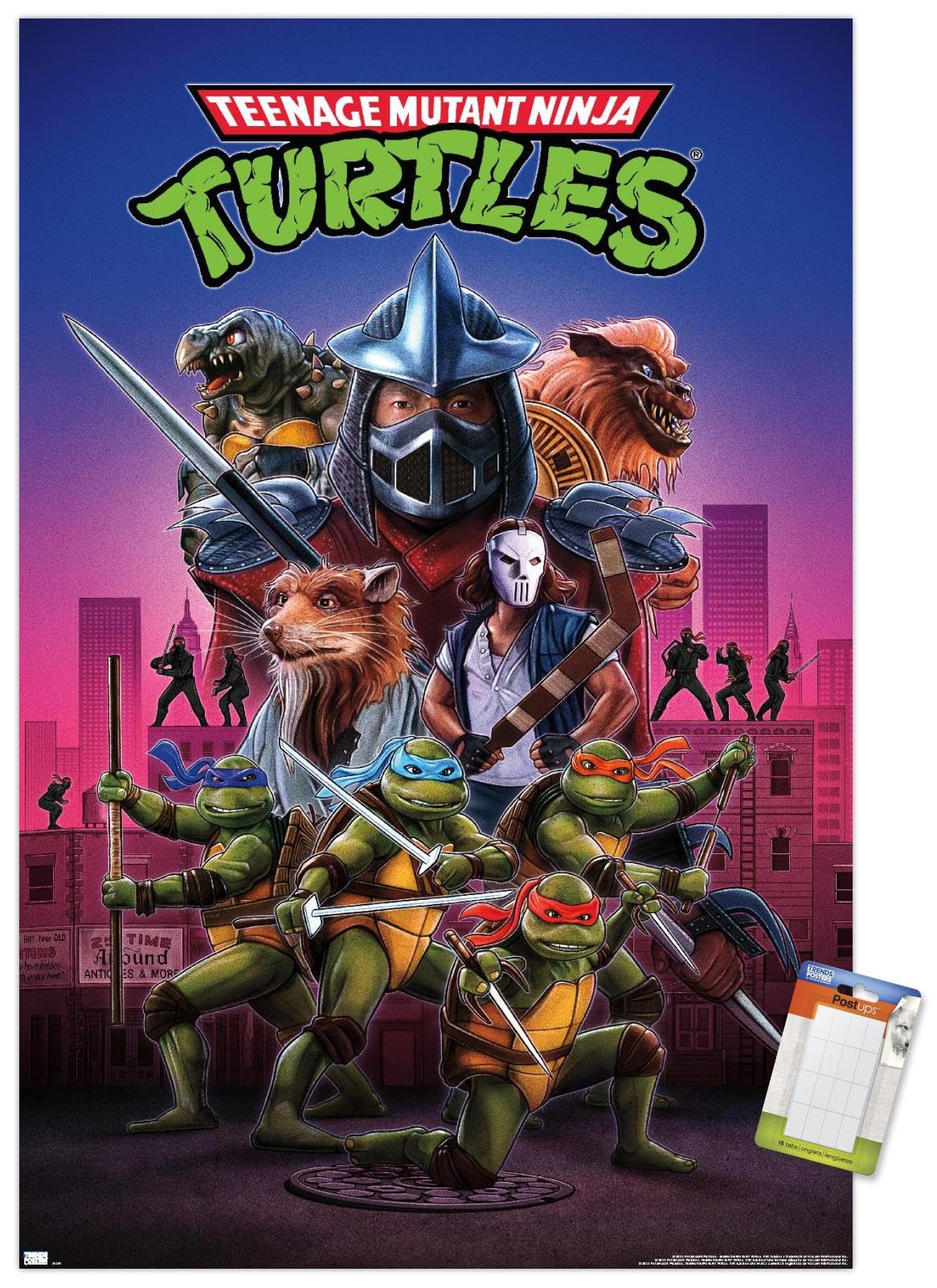 Amazon.com: Teenage Mutant Ninja Turtles (1990) - One Sheet Wall