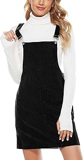 Black overall dress amazon Clearance