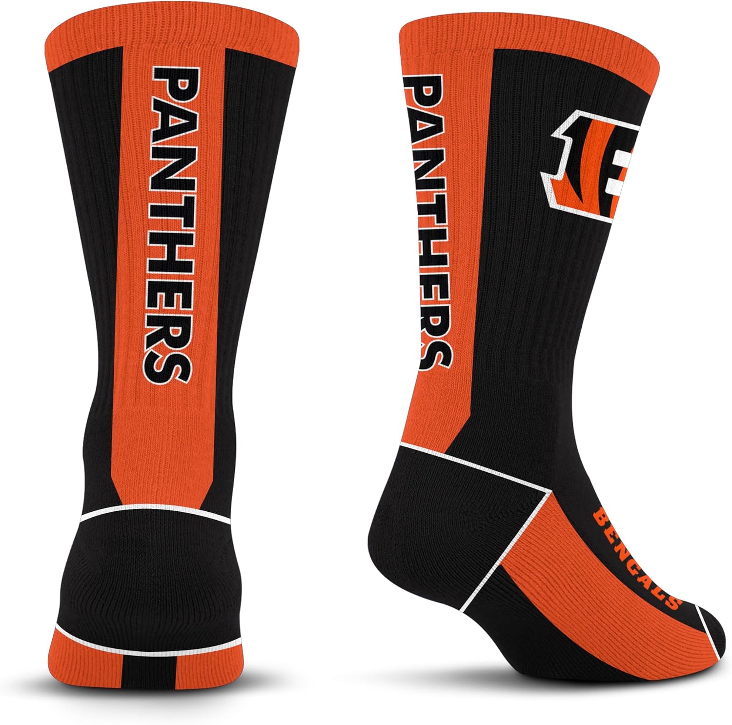 For Bare Feet NFL Unisex Kids Nfl Mvp Crew Sock Youth - Image 2