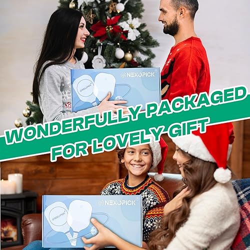 Miniatura 8 de Juego de 4 palas de pickleball, bonito juego de pelotas de pickleball, raquetas de pickleball de primera calidad, palas de pepinillo rosa con agarre