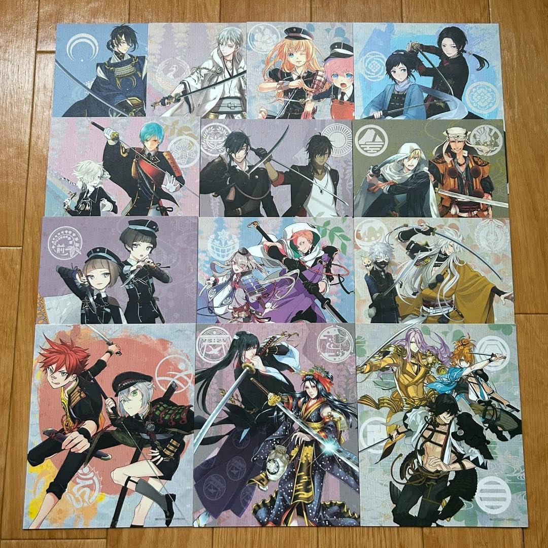 Amazon.co.jp: 刀剣乱舞 みんなのくじ G賞 懐紙メモセット 13柄各9枚