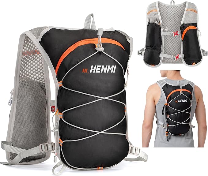 HENMI Lightweight Running Vest with 5L Storage